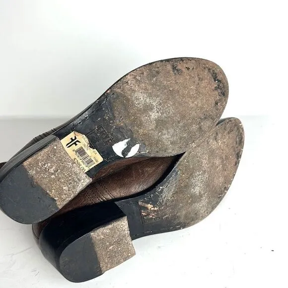 Frye Brown Leather Chelsea Ankle Boots size 7