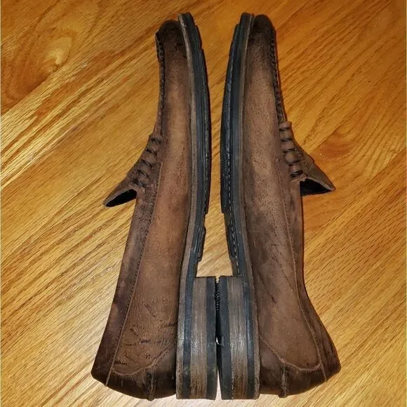 Frye Brown Leather Loafers