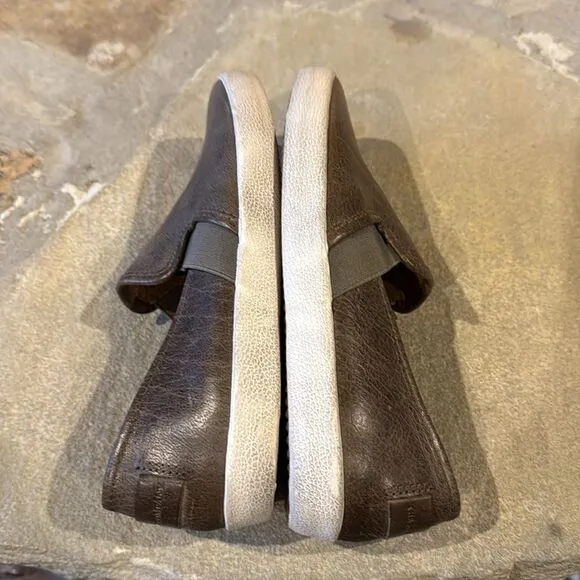 Frye Melanie Women's Taupe Slip On Sneakers - 7.5 - Excellent Condition