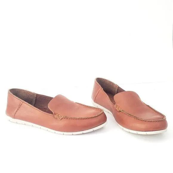 Frye Womens Sedona Venetian Moc Leather Loafer Flats 6.5 M New