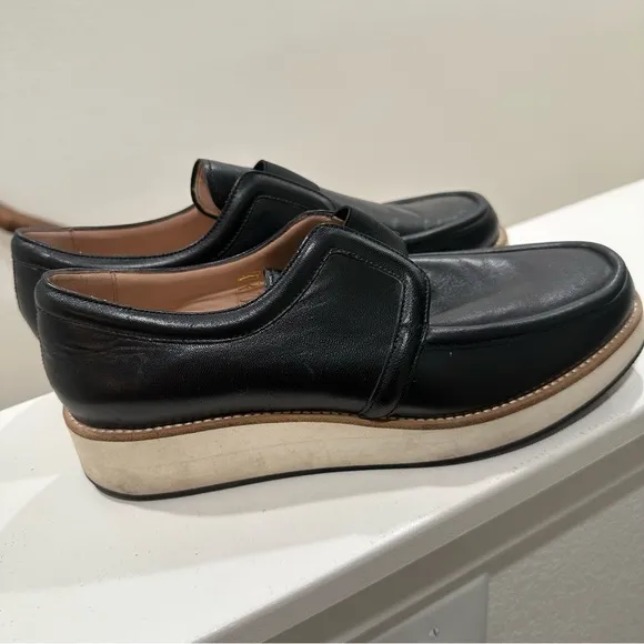 Furla leather loafers size 7