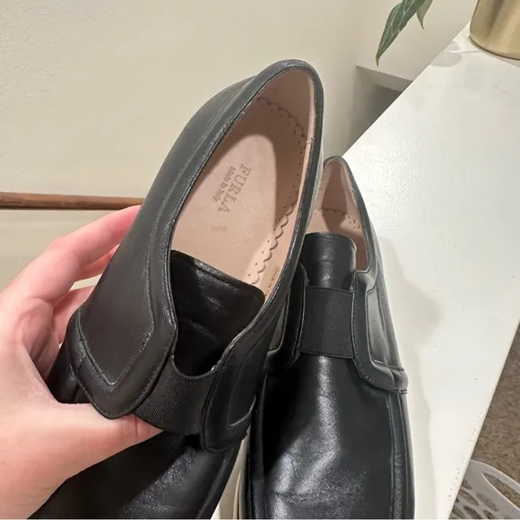 Furla leather loafers size 7