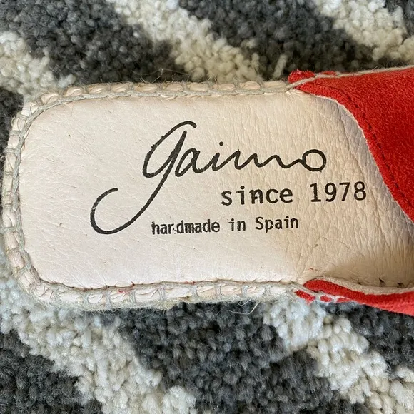 GAIMO of SPAIN 🇪🇸 espadrilles. Squared toe, extra soft leather!Comfy &amp; cute❤️