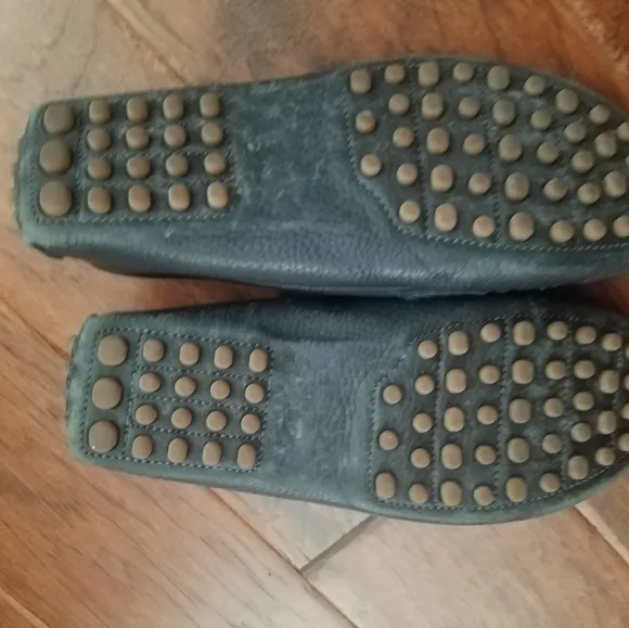 Gallucci Navy Leather Loafers Size 36