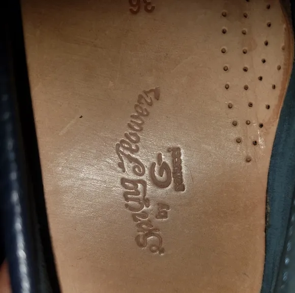 Gallucci Navy Leather Loafers Size 36