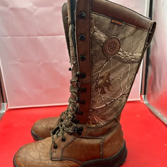 Game winner 7.5 waterproof camo snake boots