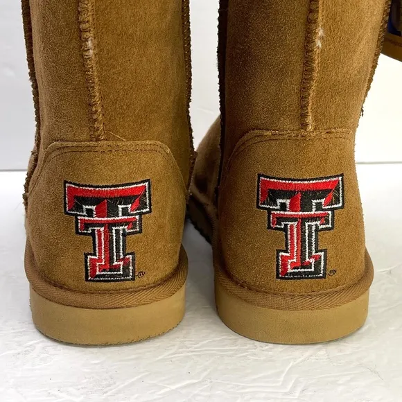 GAMEDAY BOOTS Texas Tech University Shearling Lined Roadie Boots NEW Size 9