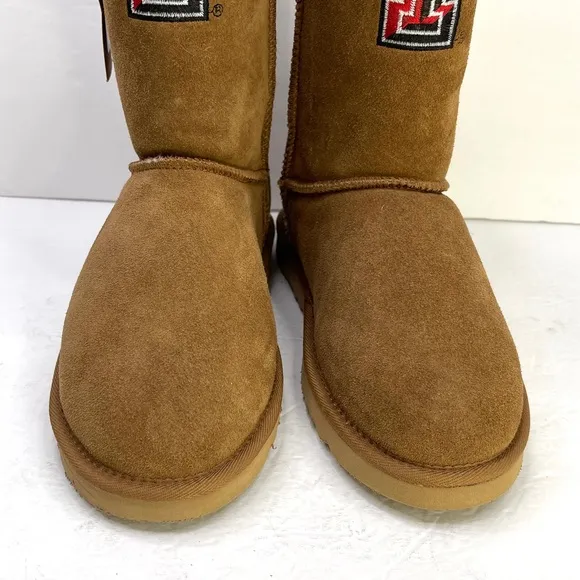 GAMEDAY BOOTS Texas Tech University Shearling Lined Roadie Boots NEW Size 9