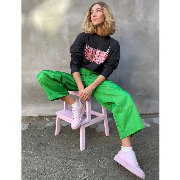 GANNI Pale Lilac Sneakers