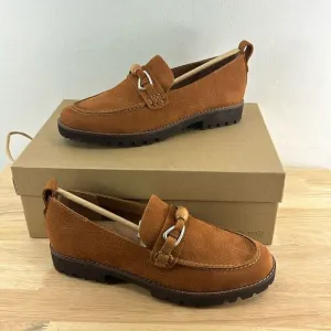 Gentle Souls by Kenneth Cole Eugene Lug Bit Loafer- Cognac- Size 5 M - NIB