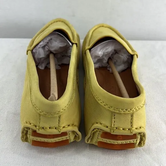 Gentle Souls By Kenneth Cole Mina Driver Loafer Flats- Lemon- Size 7.5 M- NIB