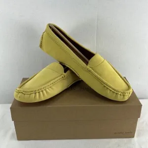 Gentle Souls By Kenneth Cole Mina Driver Loafer Flats- Lemon- Size 7.5 M- NIB