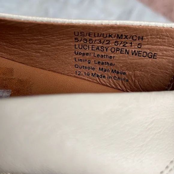Gentle souls Luci easy open wedge espadrilles