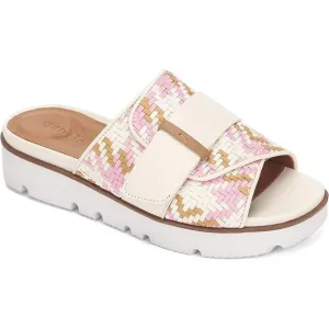 Gentle Souls Women Lavern Strap Slide Sandals Size US 5M Rose Multi Leather