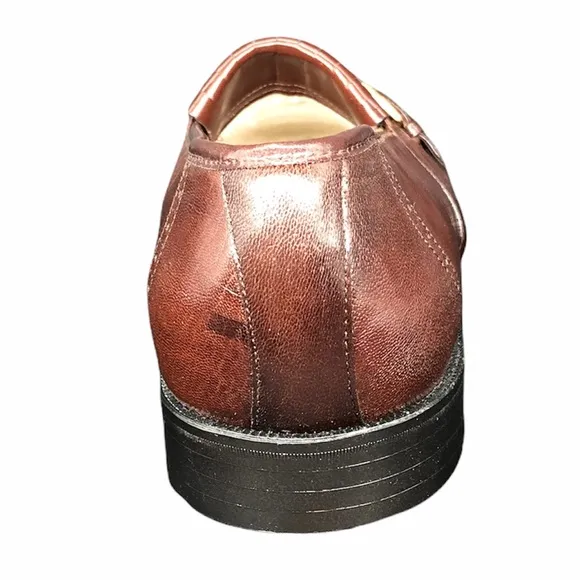 Genuine Leather Stacy Adam’s Men’s Loafers Size 12 Cognac