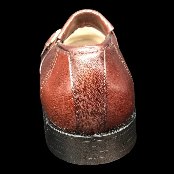 Genuine Leather Stacy Adam’s Men’s Loafers Size 12 Cognac