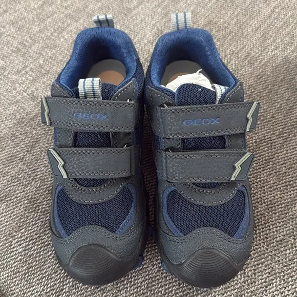 Geox Boy's Buller Mesh Low Top Sneakers Toddler Kids 10.5US 28EU New