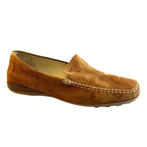 Geox Respira Shoes Loafers Brown Soft Suede Driving Shoes Women's Size 39.5 US 9