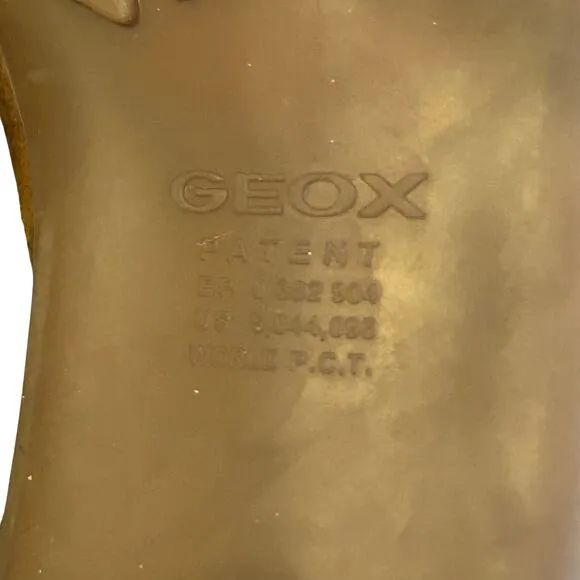 Geox Respira Shoes Loafers Brown Soft Suede Driving Shoes Women's Size 39.5 US 9
