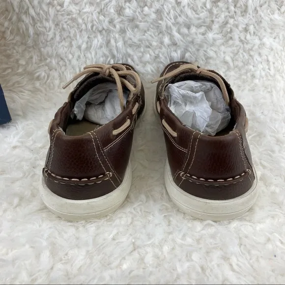 G.H. Bass &amp; Co. Men’s Greenporte Brown Leather Loafers 11