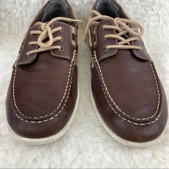 G.H. Bass &amp; Co. Men’s Greenporte Brown Leather Loafers 11
