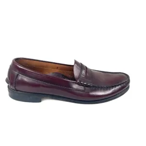 G.H. Bass Larson Penny Loafers Men 10.5 EE Wide Burgundy Preppy Minimalist