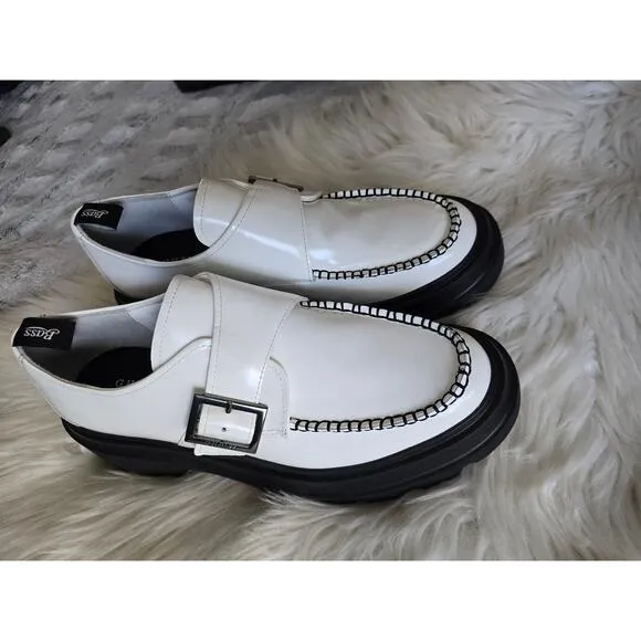 G.H.BASS Platform White Loafers - New EU41 (10-10.5 US)