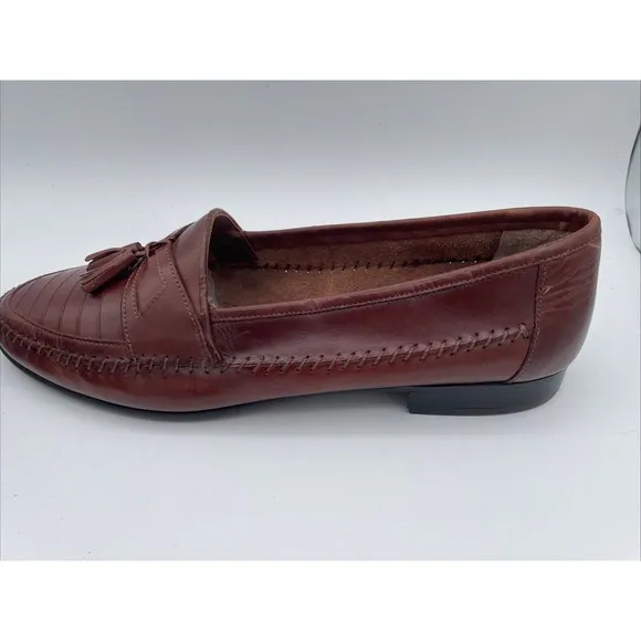 Giorgio Brutini Mens Shoes 13 D Le Glove‎ Loafers Brown Leather Woven Loafers