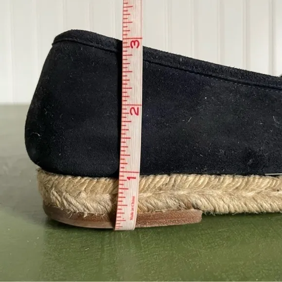Giuseppe Zanotti DRILLAS Embellished Flat Espadrilles in Black Suede