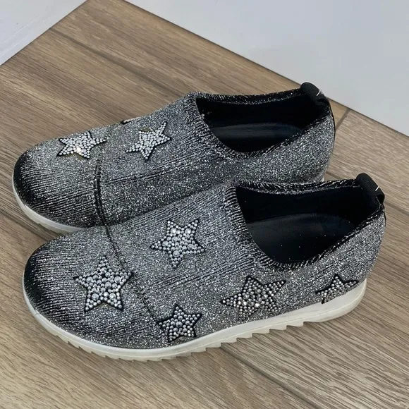 Giuseppe Zanotti Kids Natalie Sparkle Star Sneakers