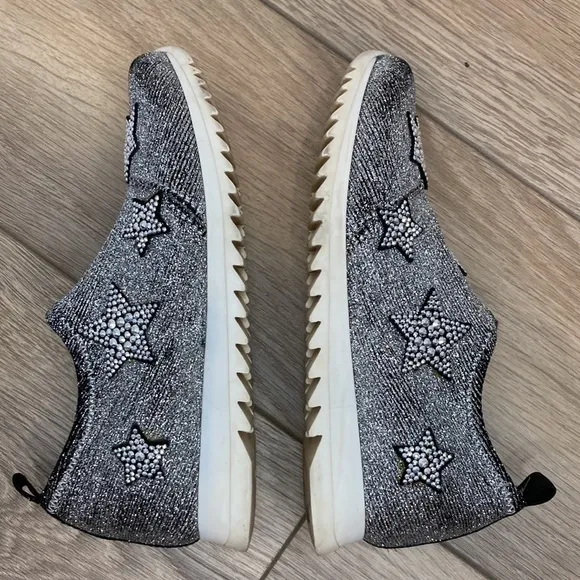 Giuseppe Zanotti Kids Natalie Sparkle Star Sneakers