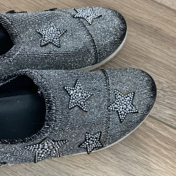 Giuseppe Zanotti Kids Natalie Sparkle Star Sneakers