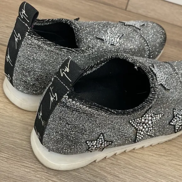 Giuseppe Zanotti Kids Natalie Sparkle Star Sneakers