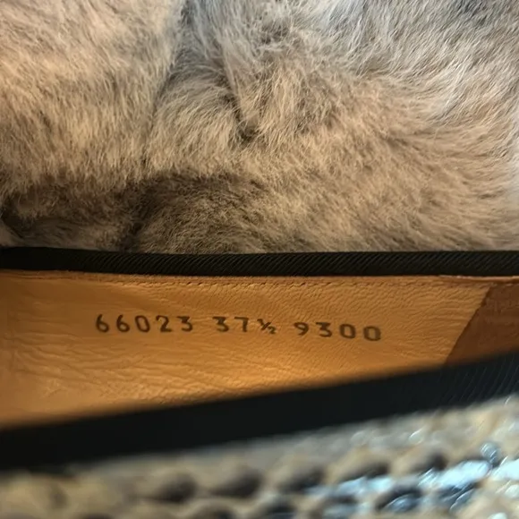 Giuseppe Zanotti snakeprint loafers size 7.5