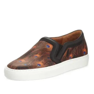 Givenchy SKATE SLIP ON Skate PEACOCK Sneakers EUC