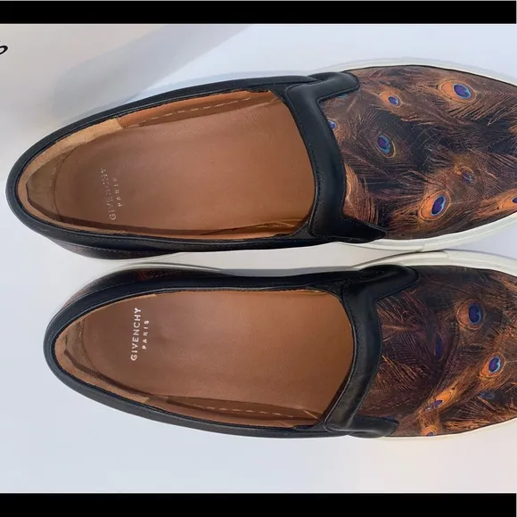 Givenchy SKATE SLIP ON Skate PEACOCK Sneakers EUC