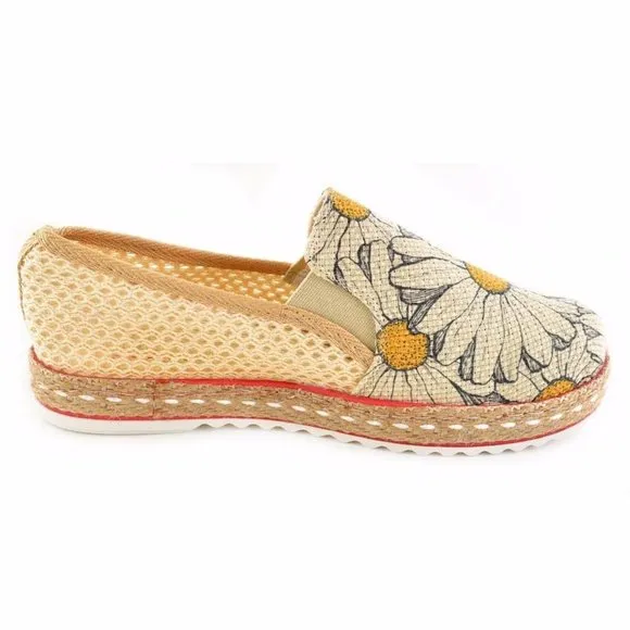 Goby Shoes - Daisy Floral Slip on Shoes