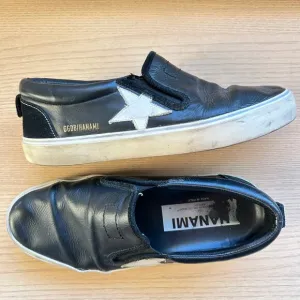 Golden Goose Hanami Black Slip on Sneakers Size 41