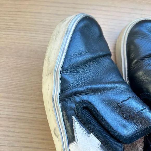 Golden Goose Hanami Black Slip on Sneakers Size 41