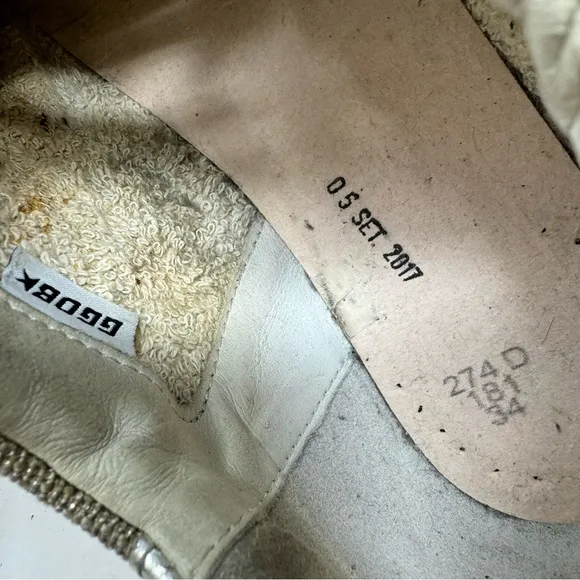 Golden Goose Superstar mesh-panelled sneakers size 34