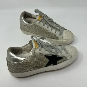 Golden Goose Superstar mesh-panelled sneakers size 34