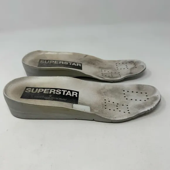 Golden Goose Superstar mesh-panelled sneakers size 34