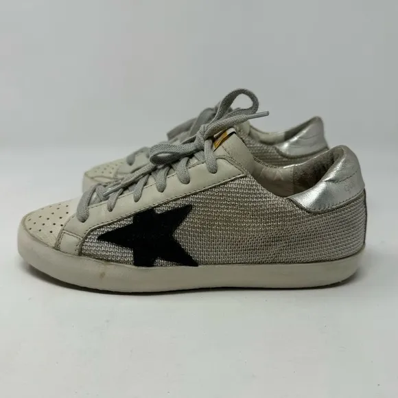 Golden Goose Superstar mesh-panelled sneakers size 34