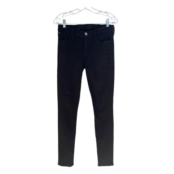 GoldSign Black High Rise Straight Leg Skinny Jeans Size 31