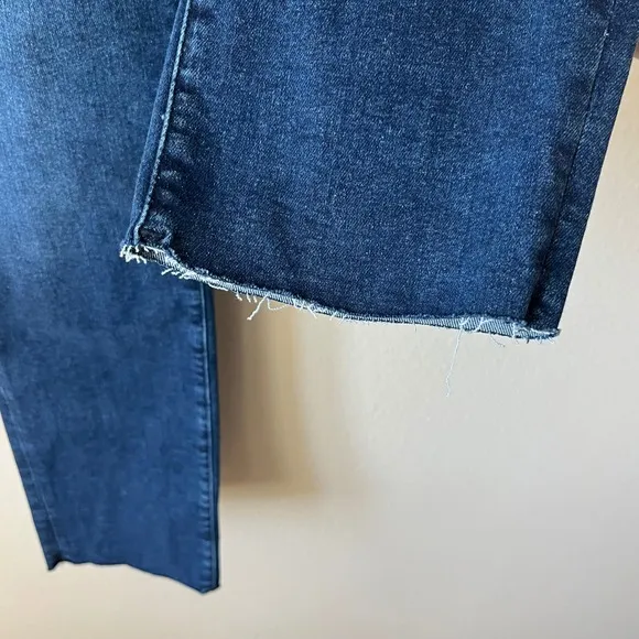 Good American Classic Slim High Rise Indigo Dark Wash Denim Jeans Size 6-12 NWT
