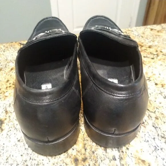 GR by Gordon Rush Horsebit Loafers Black Leather 68721 Channing Men’s Sz 12