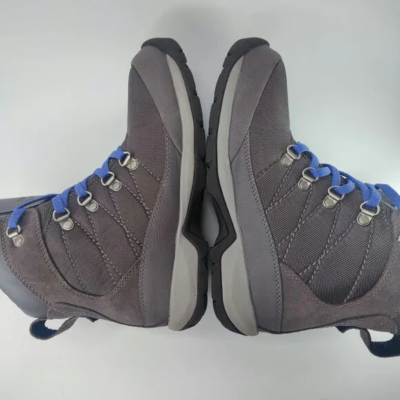 Gray North Face Waterproof boots sz 7 .5
