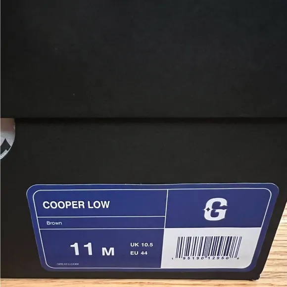 GREATS Brooklyn Cooper Low Lace-Up‎ Brown Sneakers
