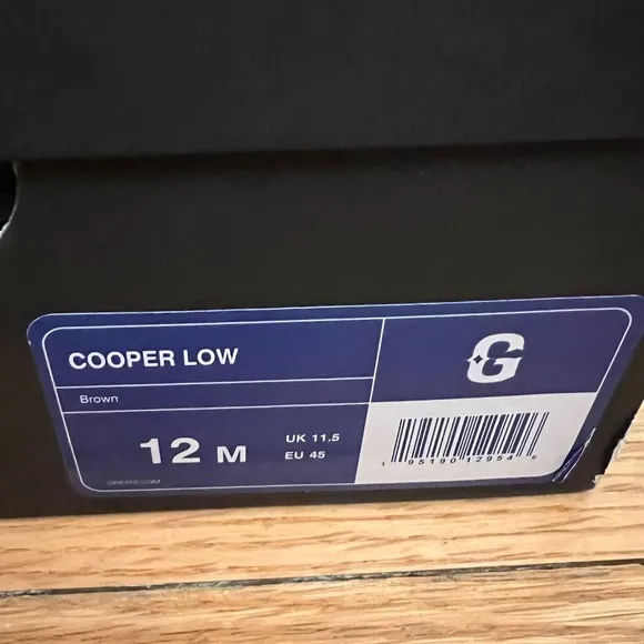 GREATS Brooklyn Cooper‎ Low Lace-Up Brown Sneakers