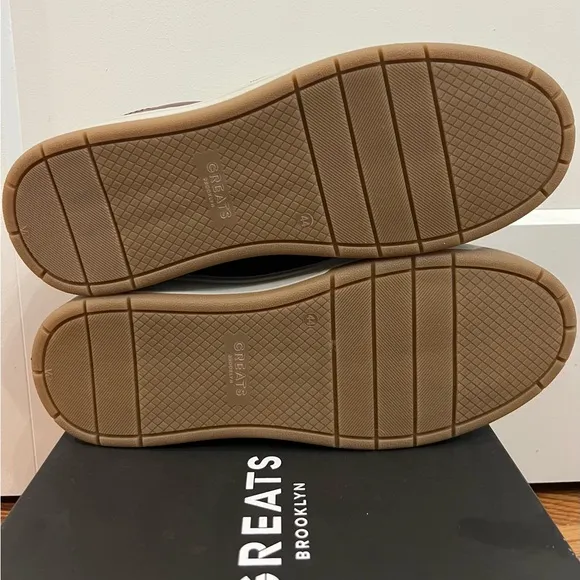 GREATS Brooklyn Cooper Low Lace-Up‎ Brown Sneakers